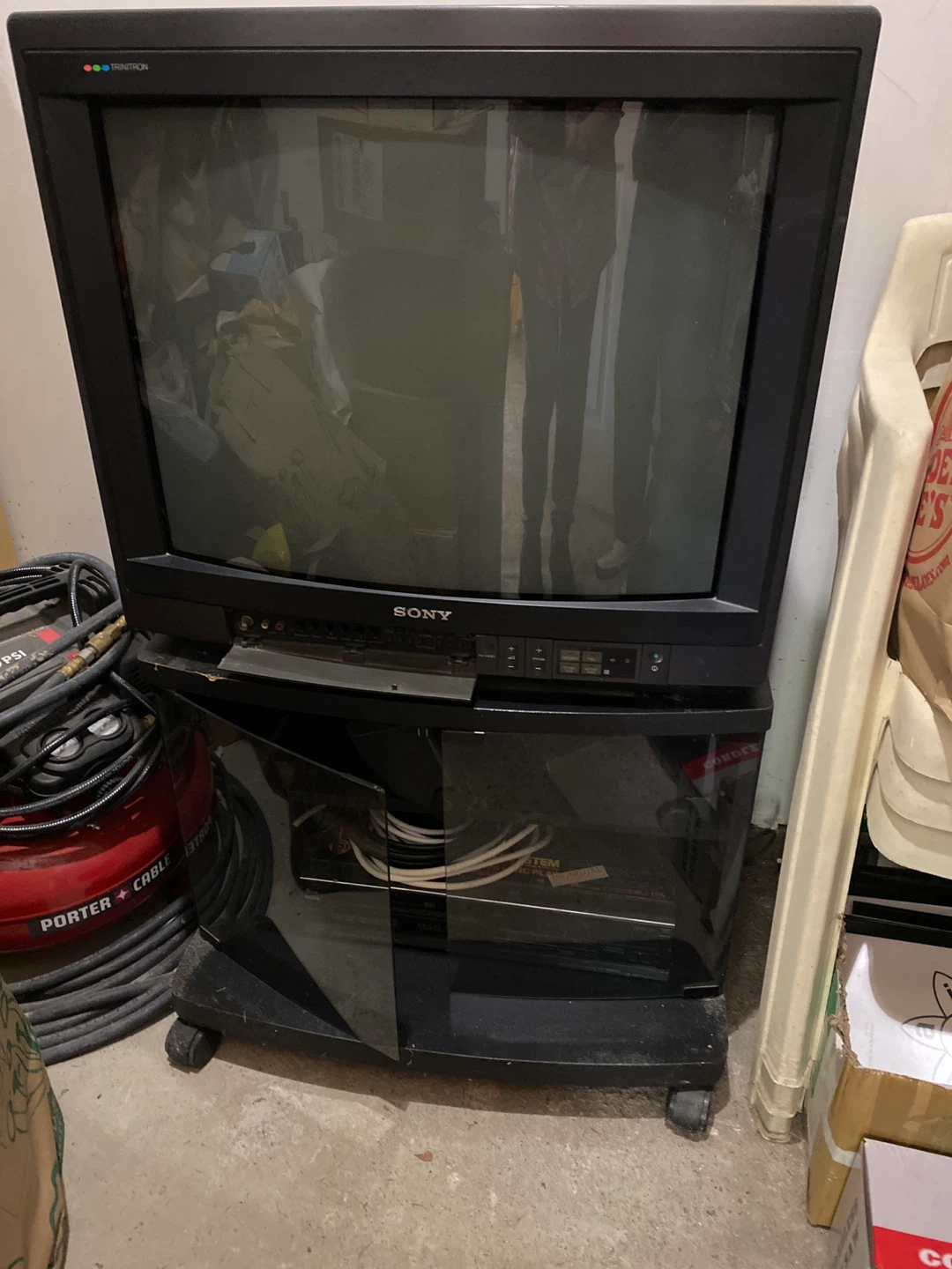 Sony Trinitron CRT TV with Stand