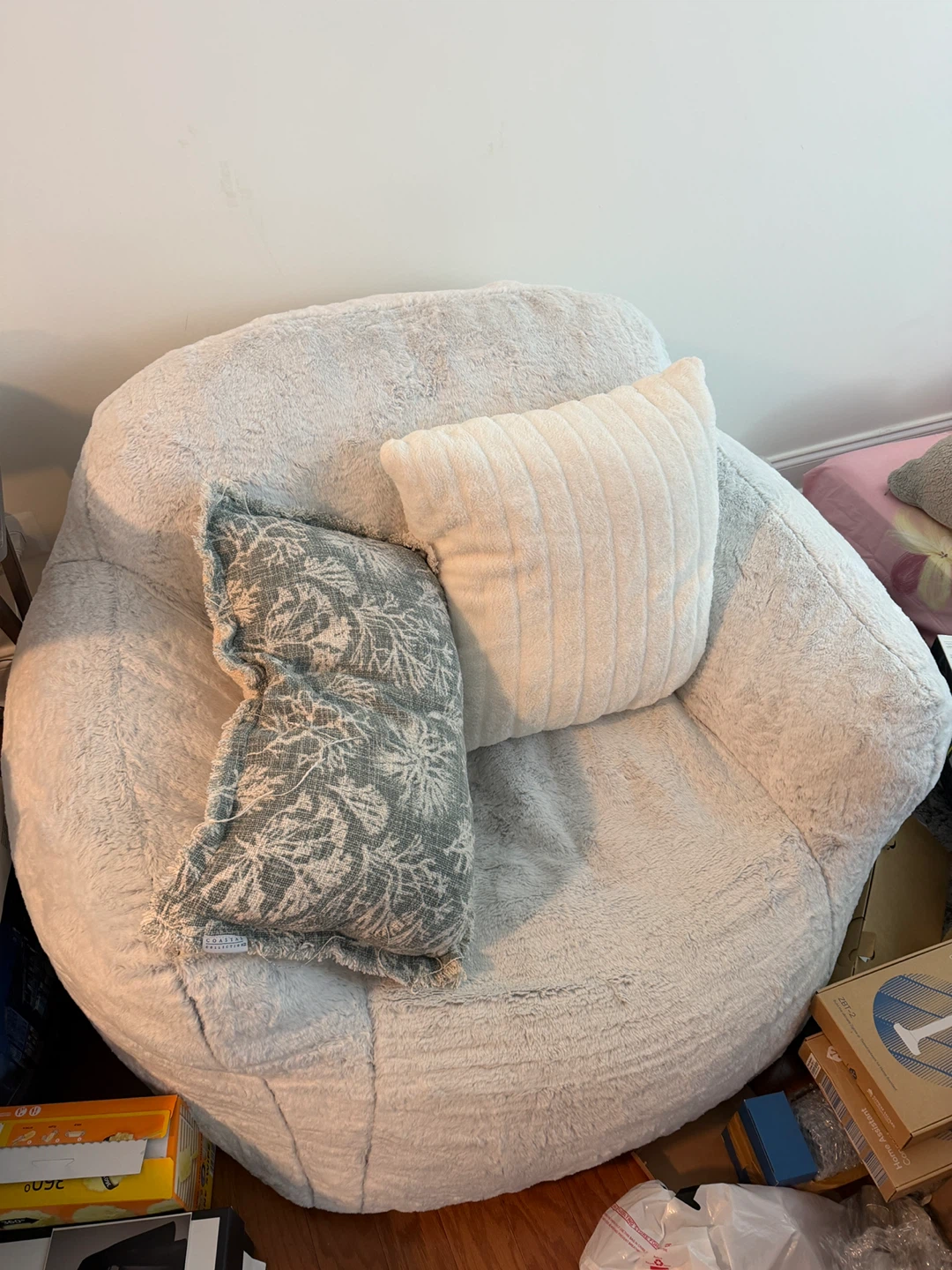 Large Plush Bean Bag Chair - photo 2