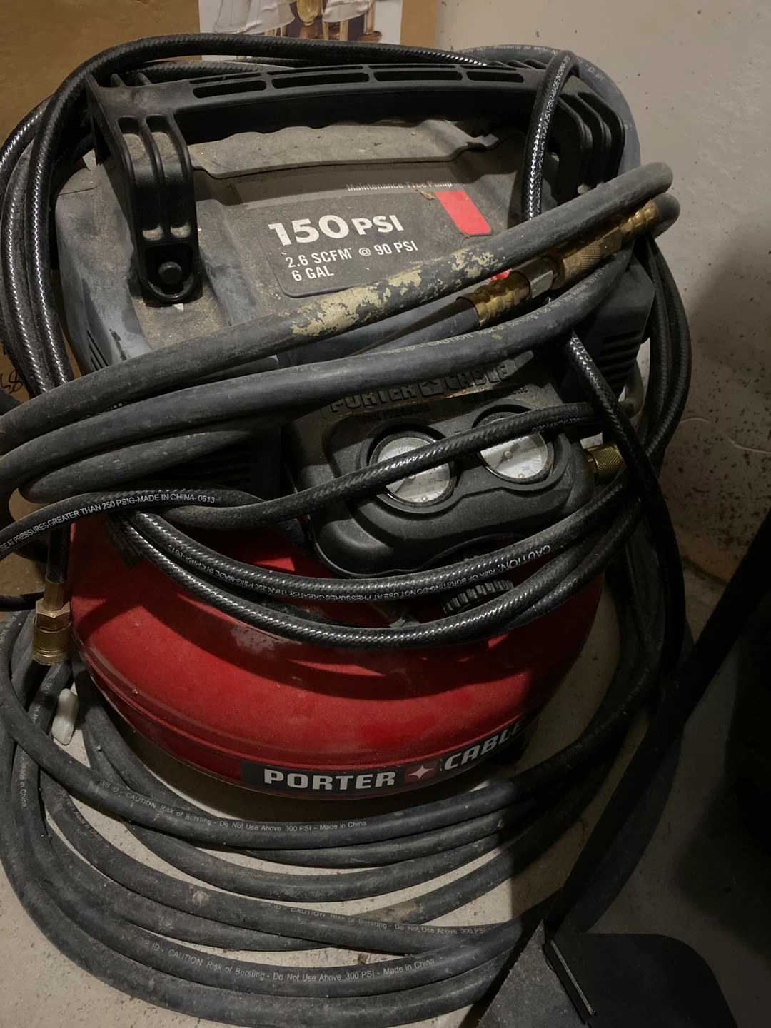 Porter Cable 6 Gallon Air Compressor