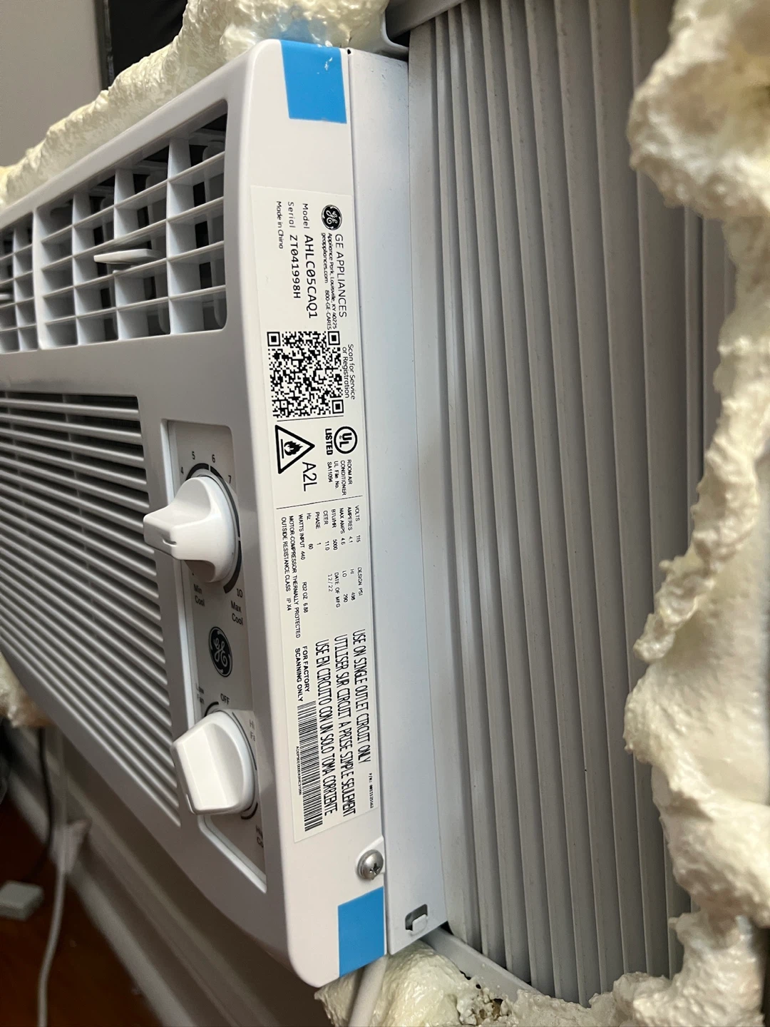 GE Appliances Window Air Conditioner 5000 BTU. 115V. AHC08C5A2L - photo 2