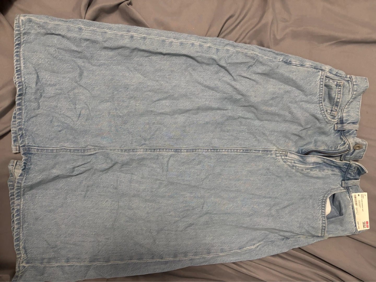 UNIQLO Denim Midi Skirt Size M