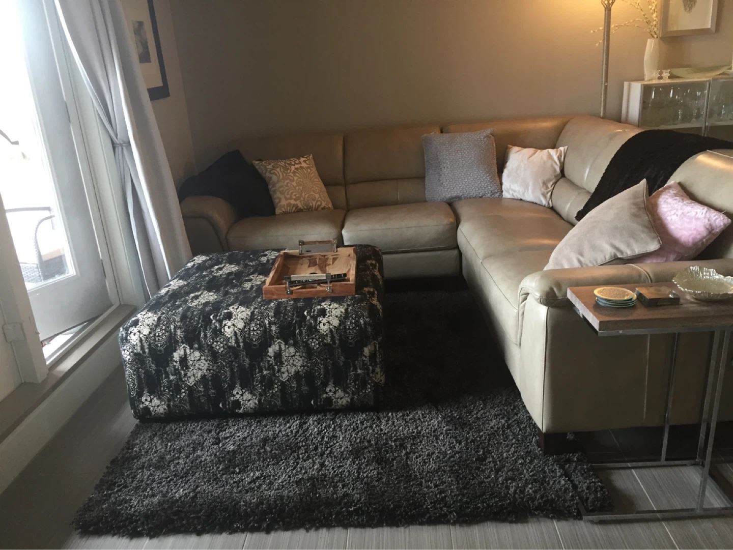 Large Leather Sectional Sofa