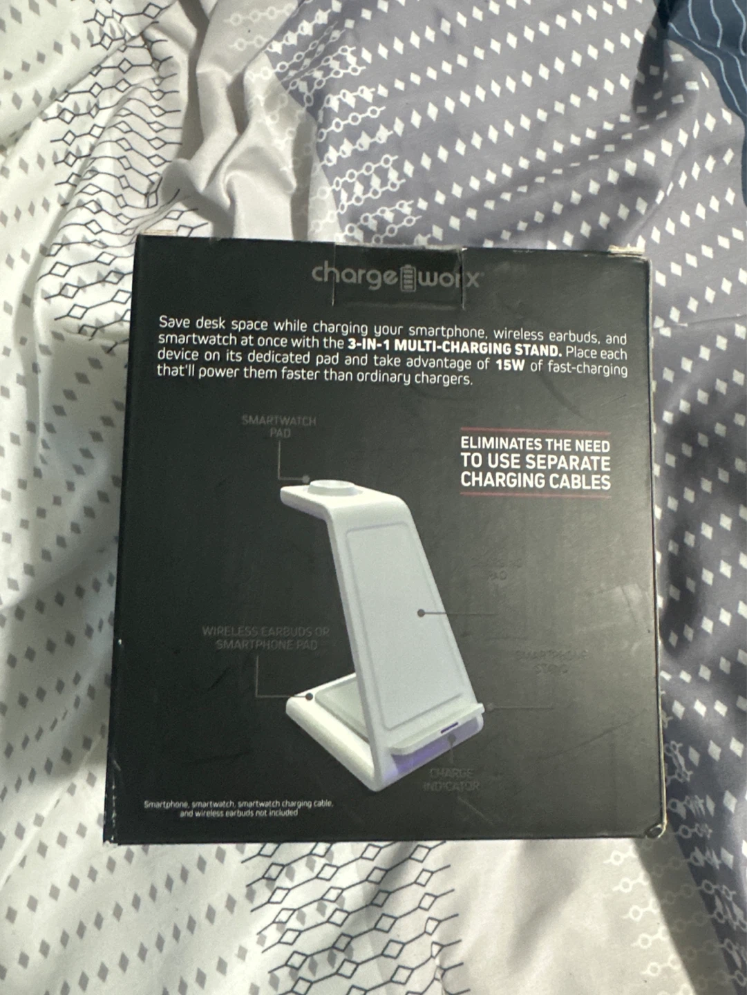 ChargeWorx 3-in-1 Multi-Charging Stand - photo 3