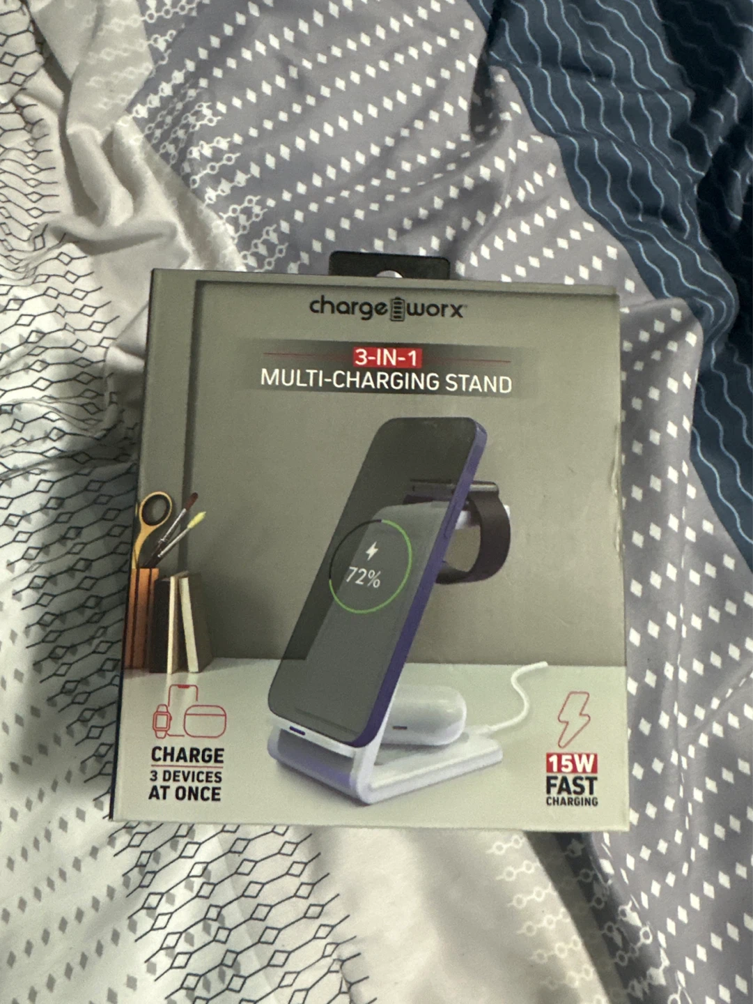 ChargeWorx 3-in-1 Multi-Charging Stand