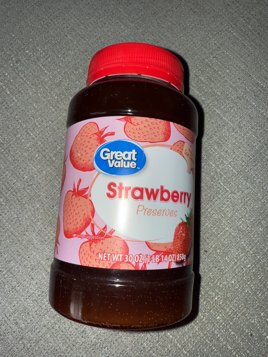 ⚽️Great Value Strawberry Preserves 30 oz