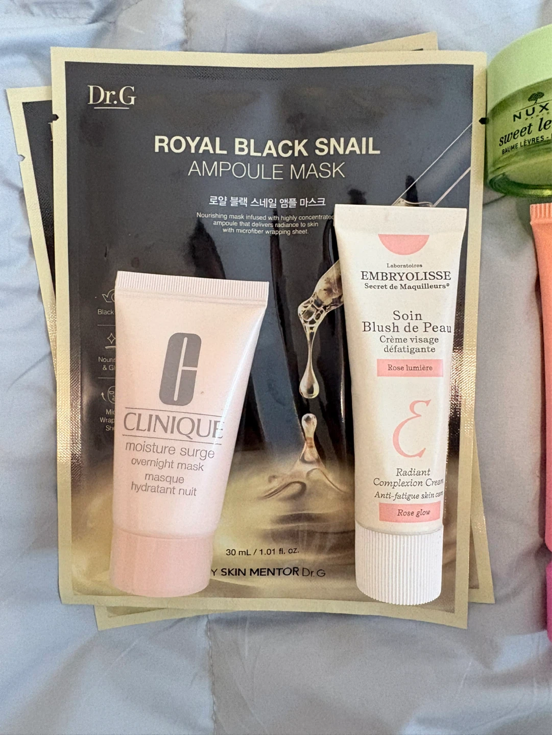Various Skincare and Makeup Items