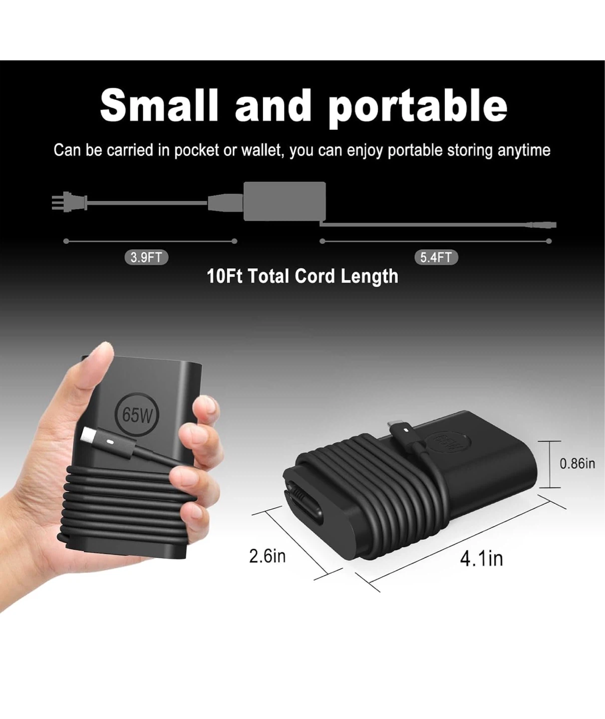 65W USB C Fast Charging Power Adapter - photo 2