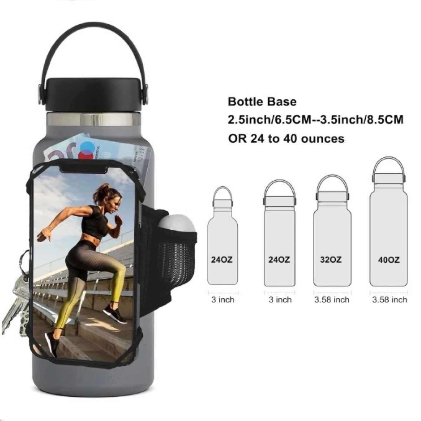 Phone Holder for Exercise / Water Bottle - photo 2