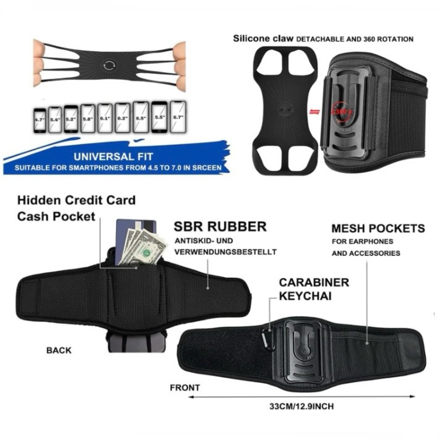 Phone Holder for Exercise / Water Bottle - photo 3