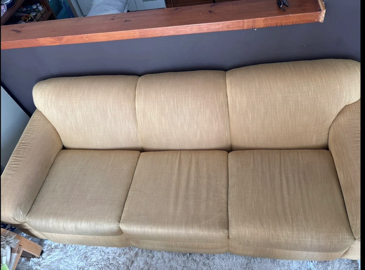 Tan 3-Seater Sofa - photo 3