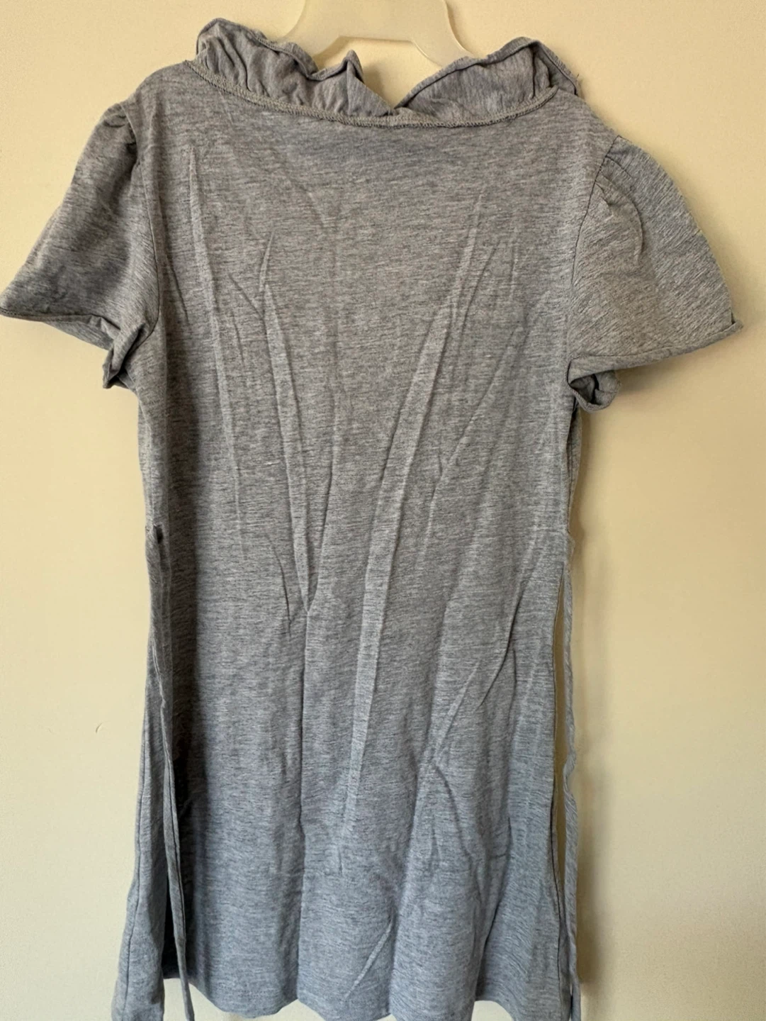 Anchor Blue Grey Top with Ruffle Collar - photo 2