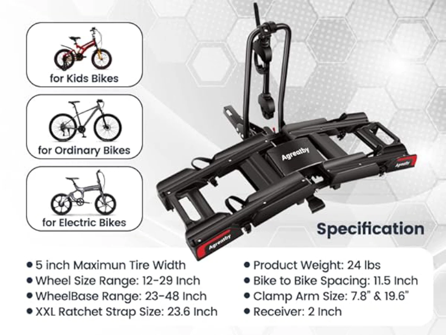 Agatby Bike Rack for 2 Bikes - photo 4