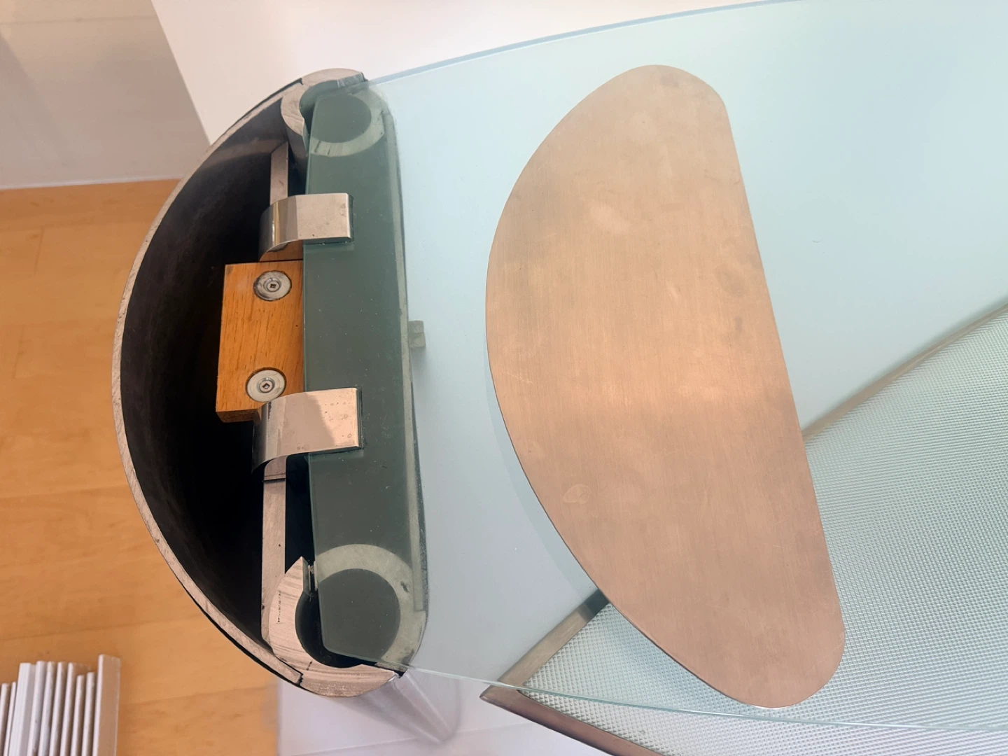 Glass & Stainless Steel Console/Bar Table or Kitchen Island - photo 5