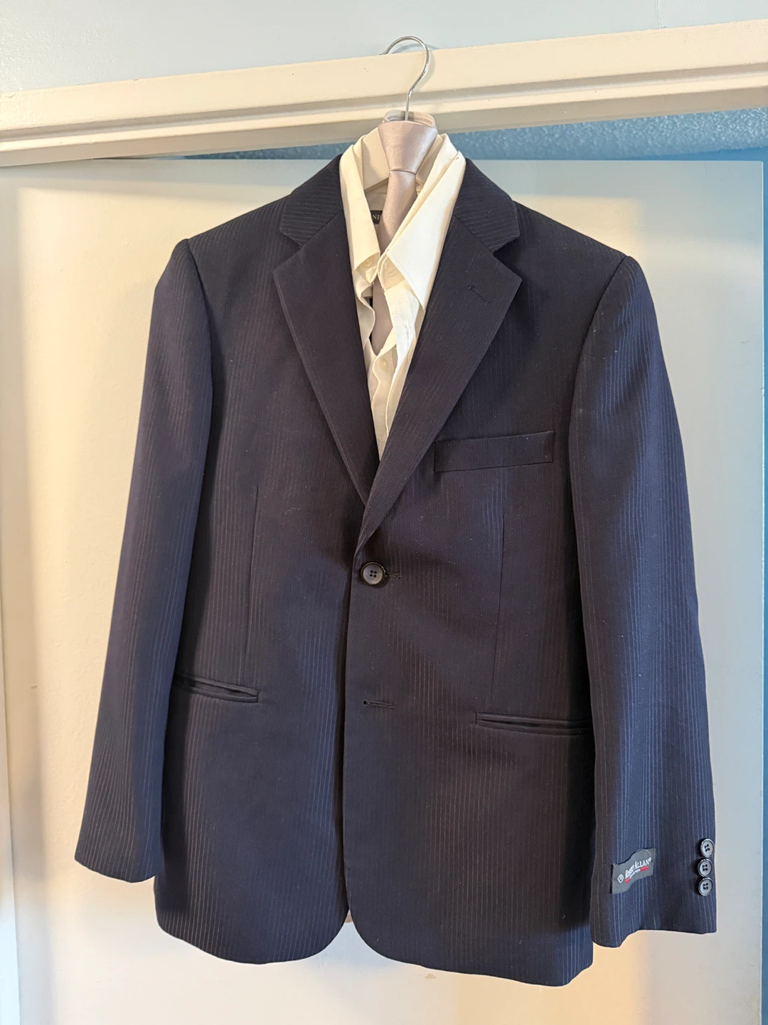 Newberry Signature Kids Navy Pinstripe Suit Jacket