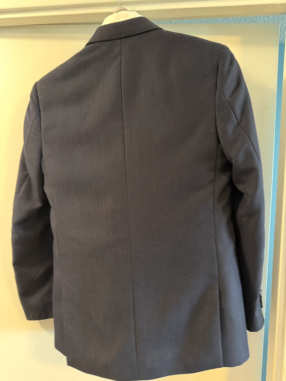Newberry Signature Kids Navy Pinstripe Suit Jacket - photo 2