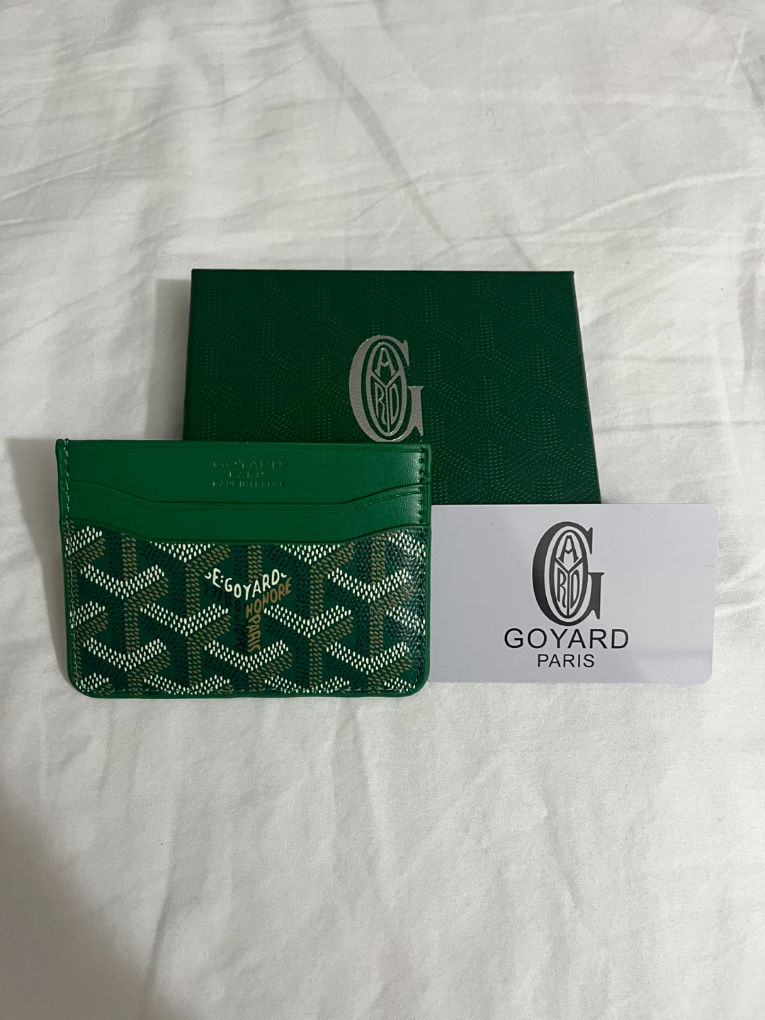 Goyard Green Card Holder