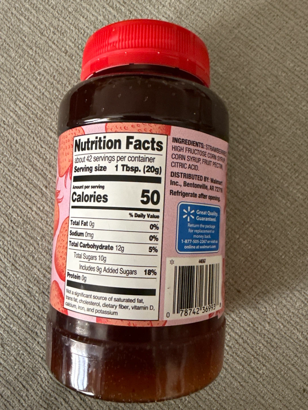 ⚽️Great Value Strawberry Preserves 30 oz - photo 2
