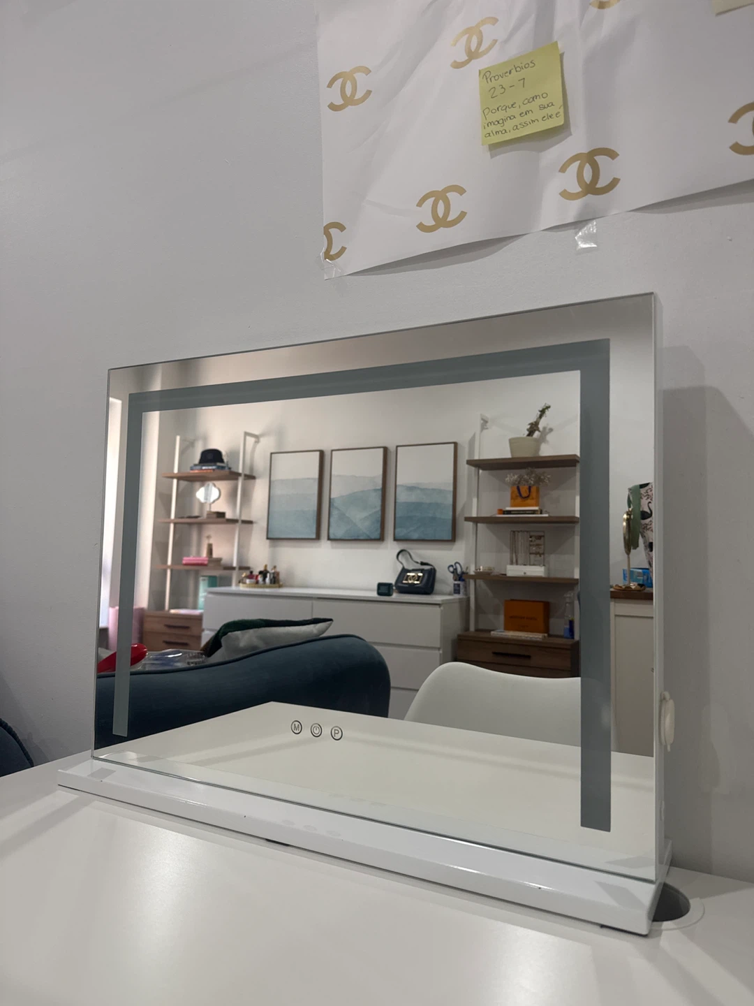 LED Vanity Mirror with Touch Controls
