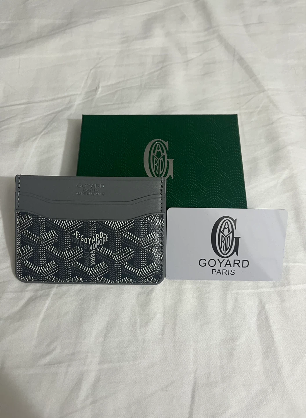 Gray Goyard Card Holder