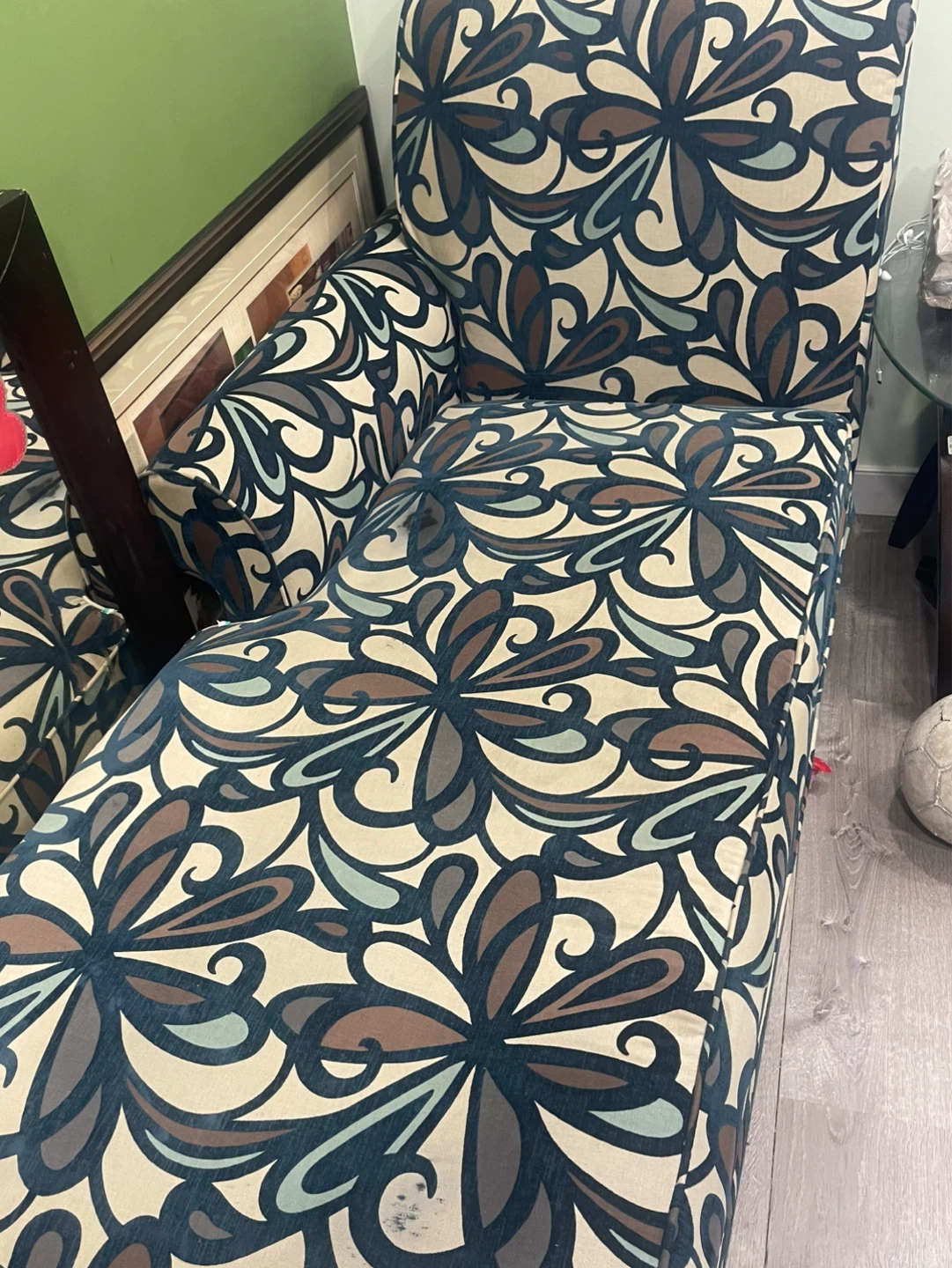 Floral Print Armchair - photo 2