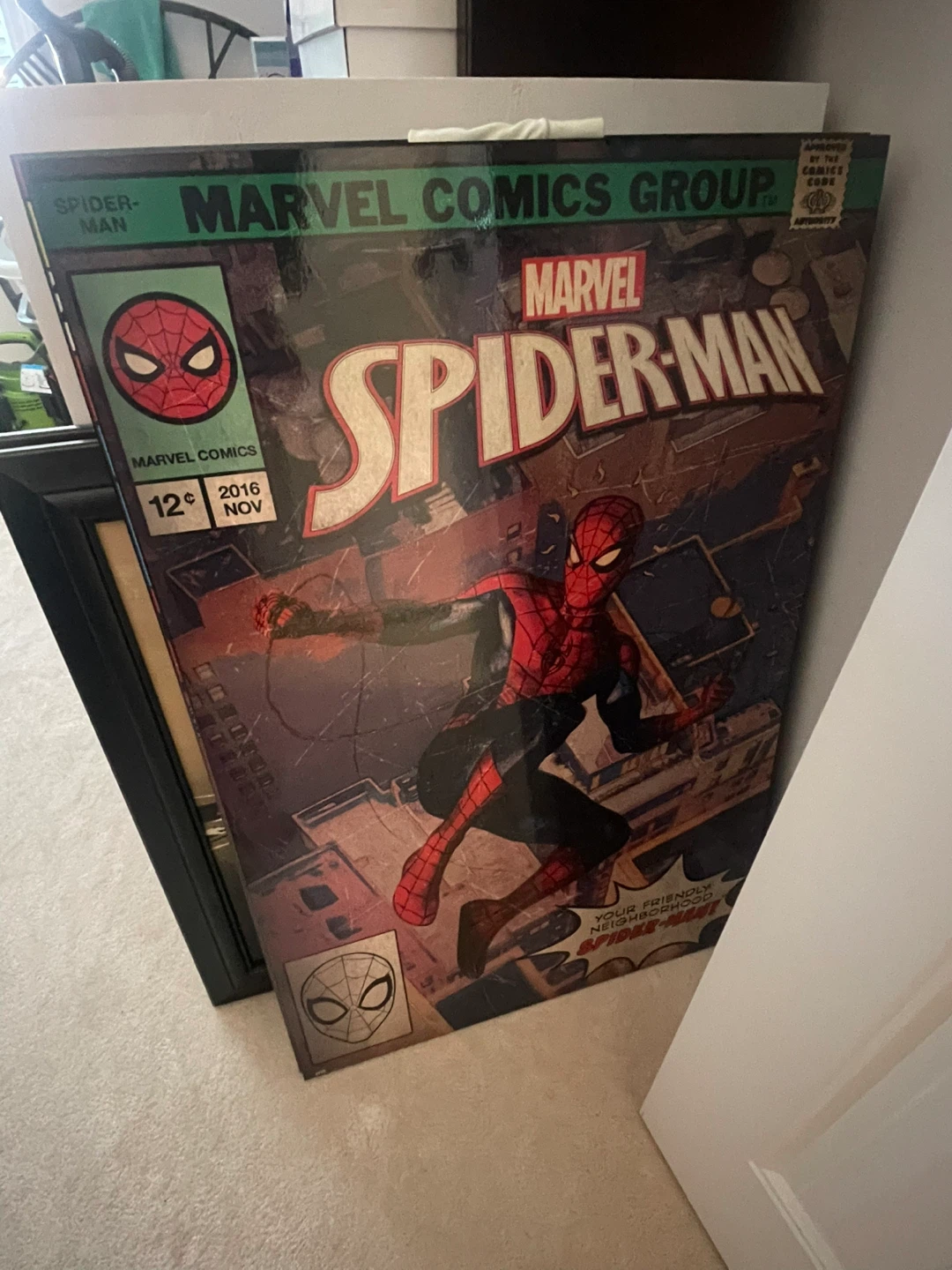 ⚽️Marvel Comics Spiderman and Incredible Hulk Wall Art