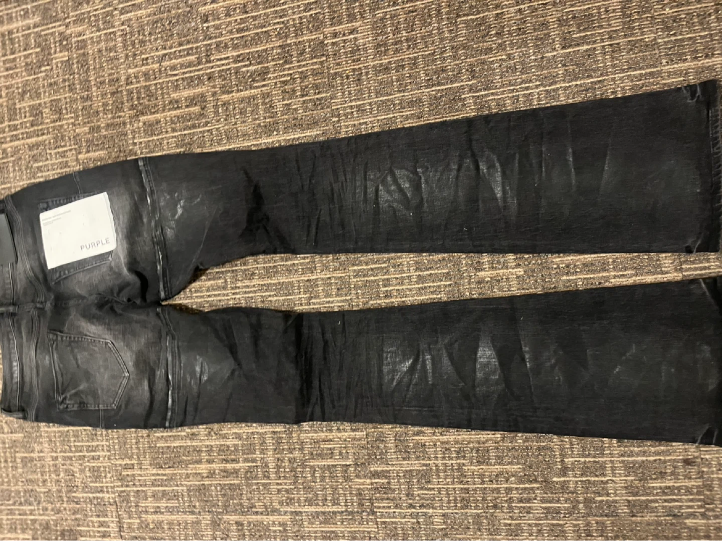 Purple Brand Black Distressed Flare Jeans - photo 5