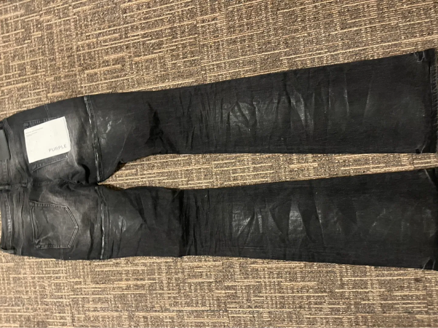 Purple Brand Black Distressed Flare Jeans - photo 5