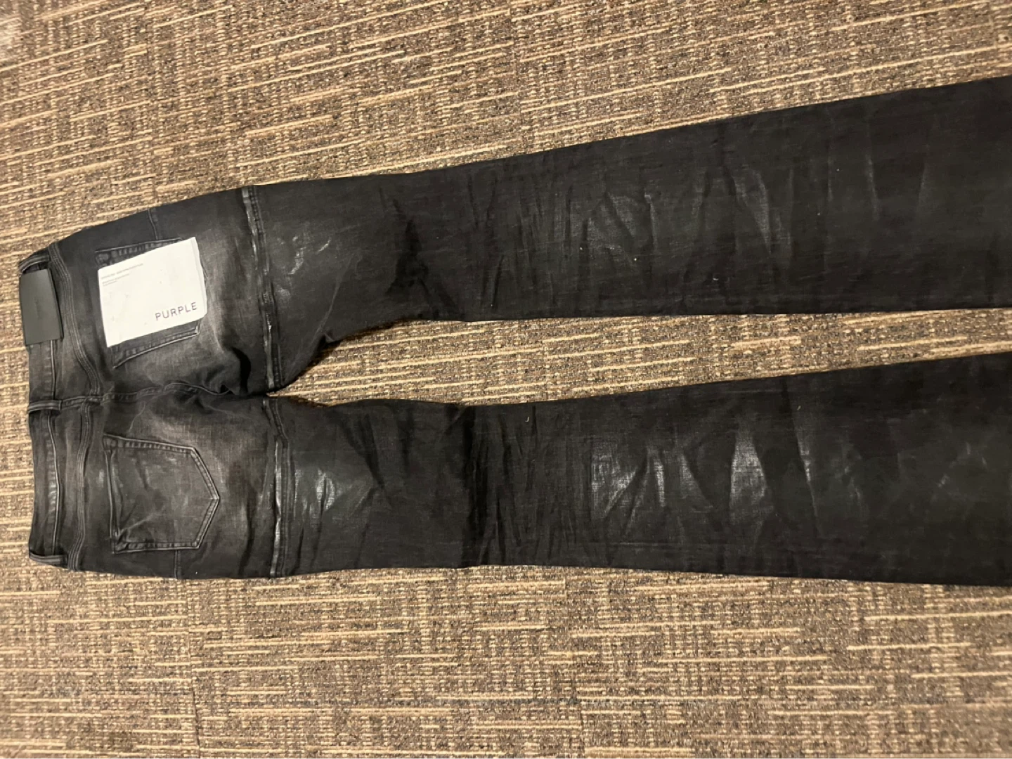 Purple Brand Black Distressed Flare Jeans - photo 3