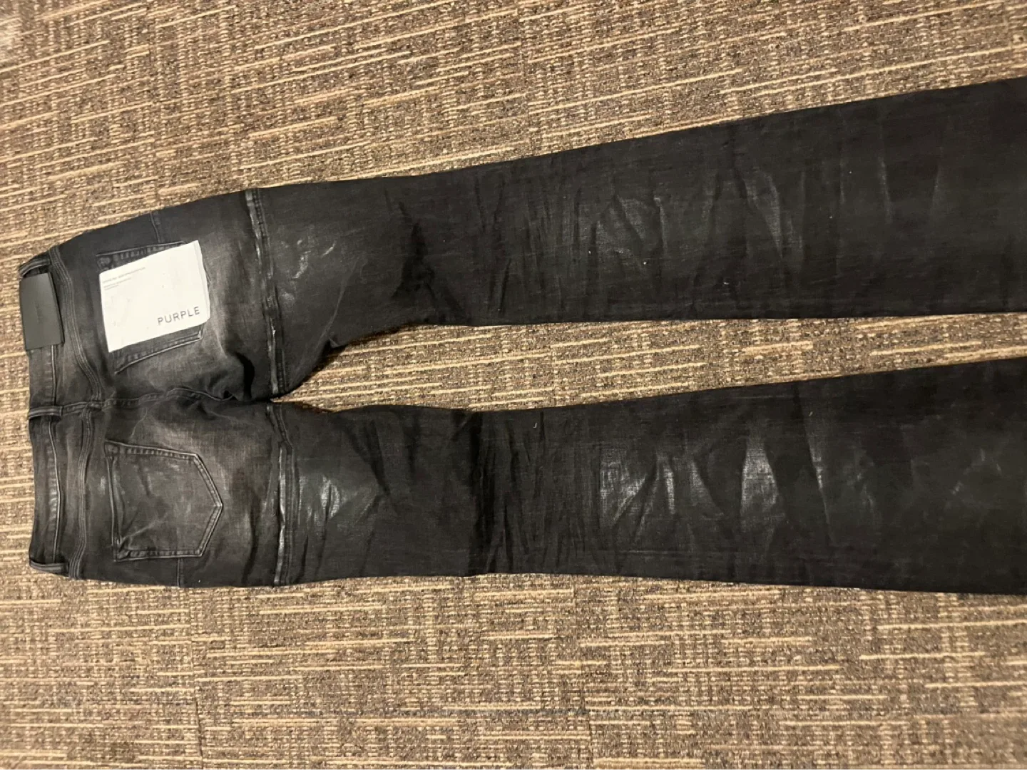 Purple Brand Black Distressed Flare Jeans - photo 3