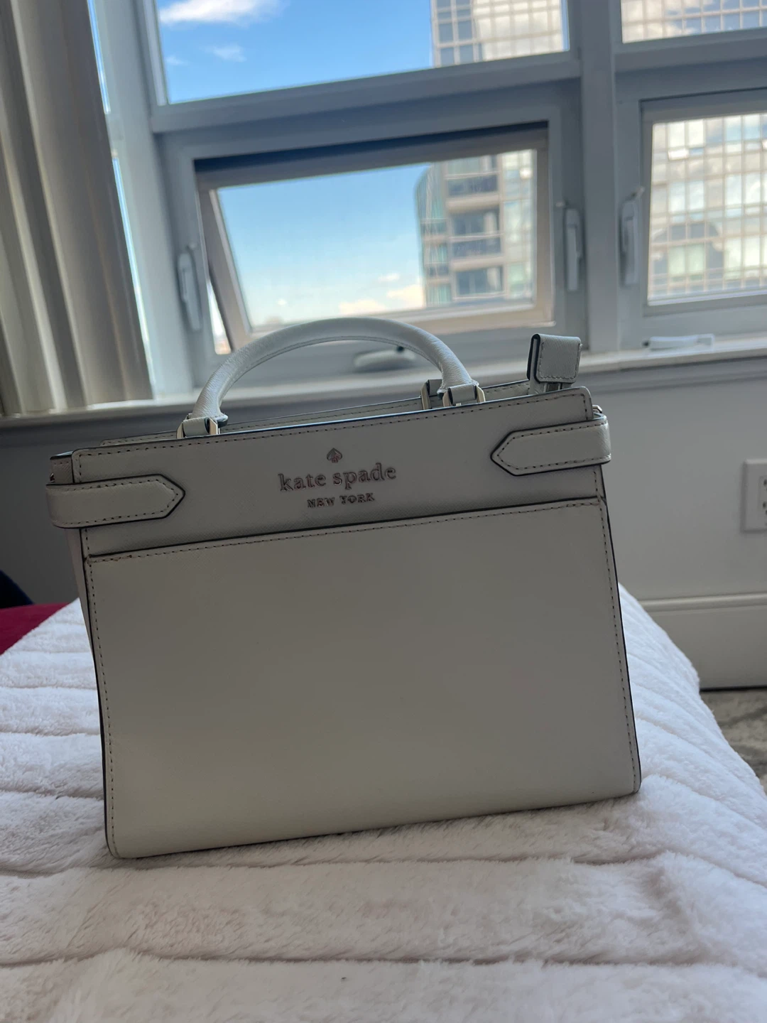 Kate Spade White Satchel Purse - photo 2