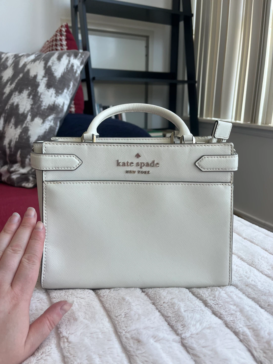 Kate Spade White Satchel Purse - photo 3
