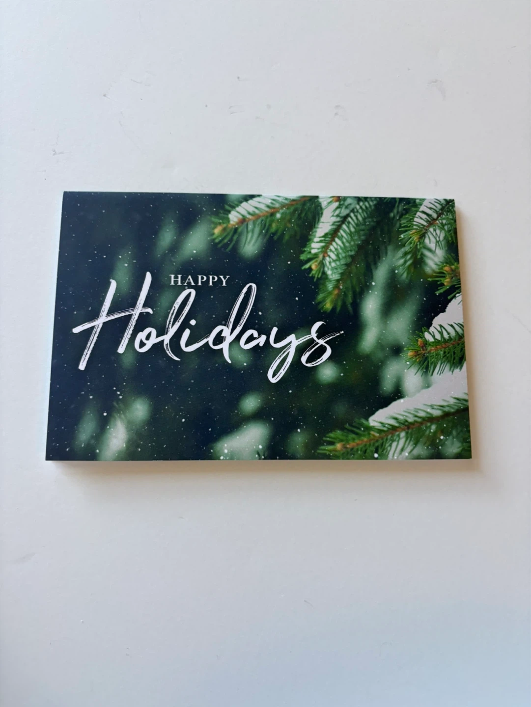 Blank Card - Happy Holidays ⚽️