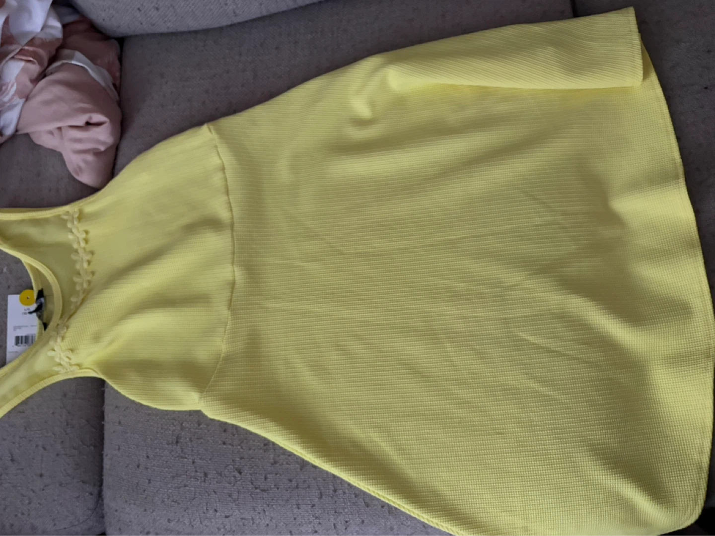 Yellow Sleeveless Dress