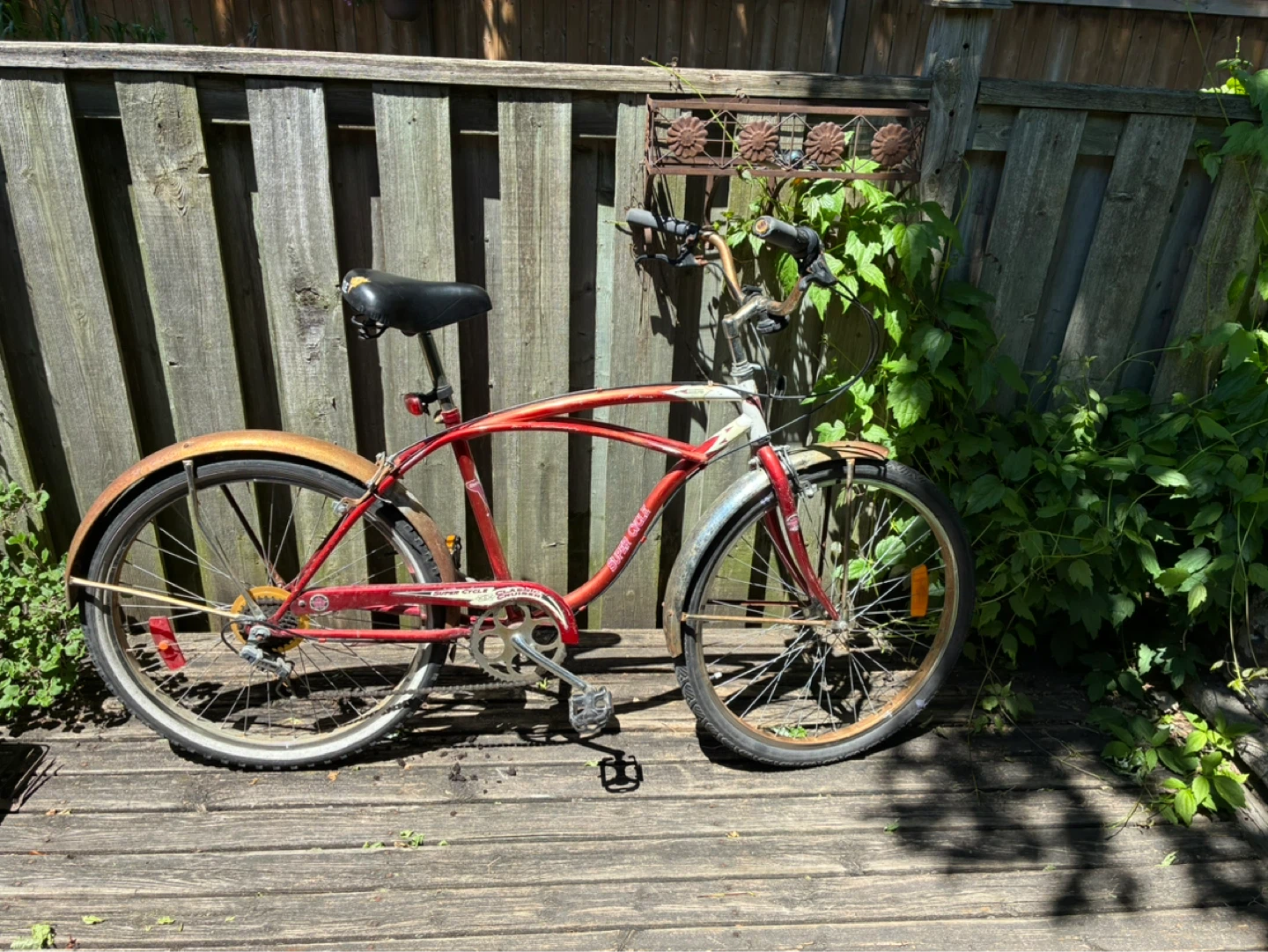 $35 super cycle Cruiser Bike 6 gears fenders Donlands O'Connor
