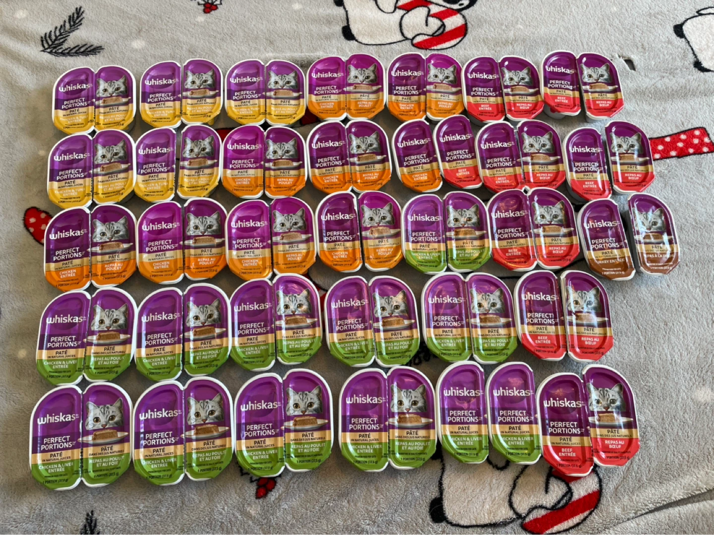Whiskas Wet Cat Food Lot 66 Portions ⚽️
