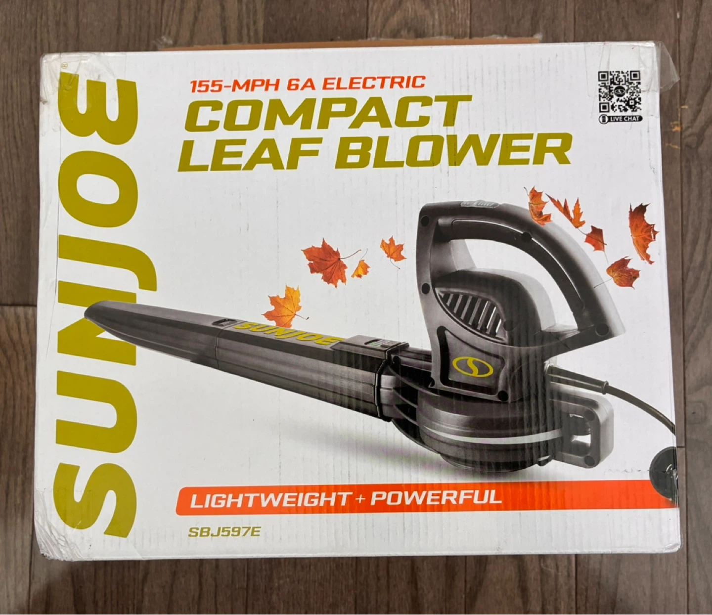 Sun Joe 155 MPH Corded Electric Leaf Blower - photo 2