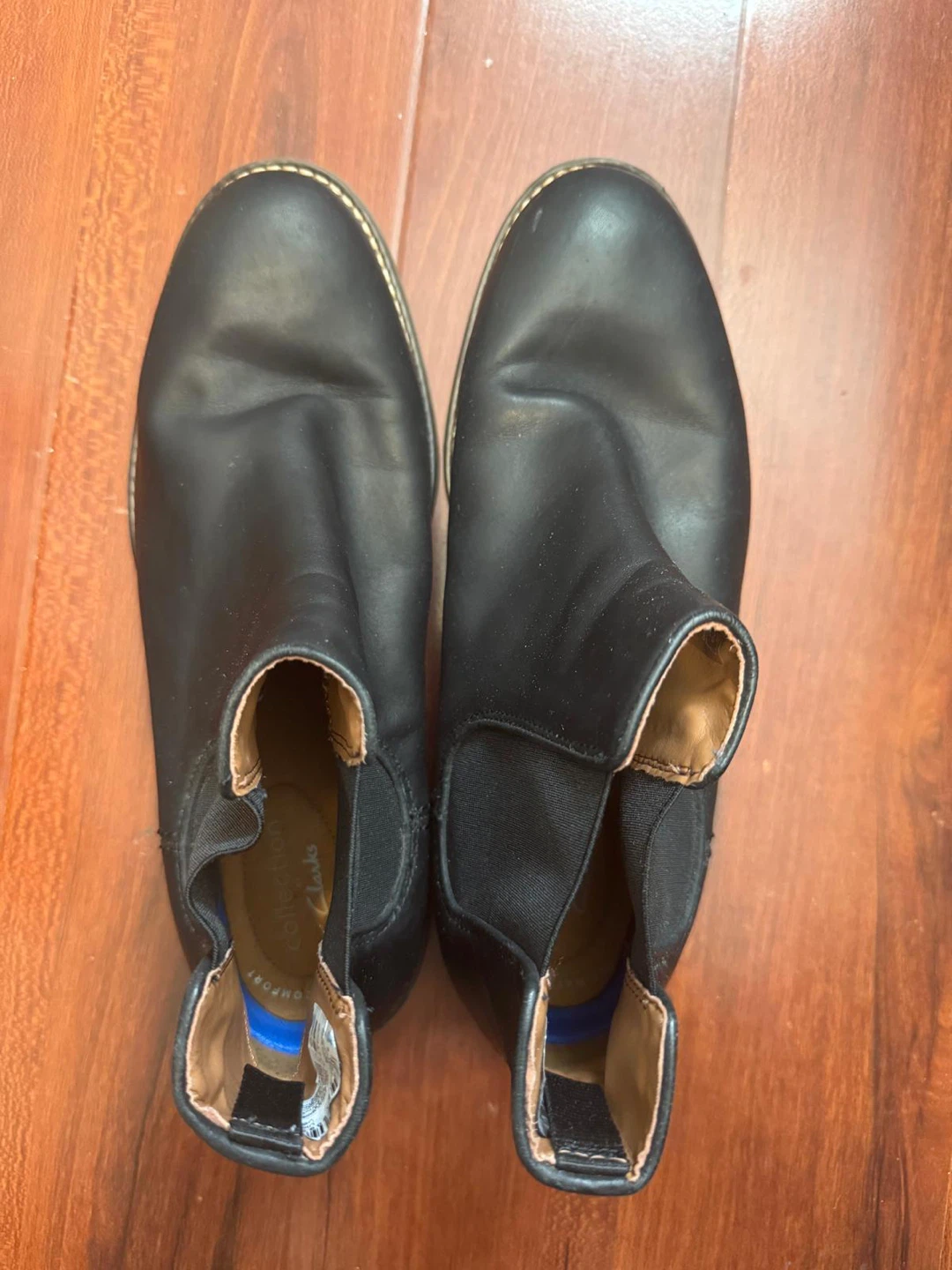 Clarks Black Leather Chelsea Boots - photo 3