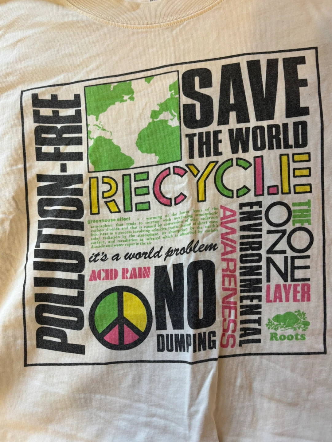 Roots T-Shirt Save the World Recycle - photo 3