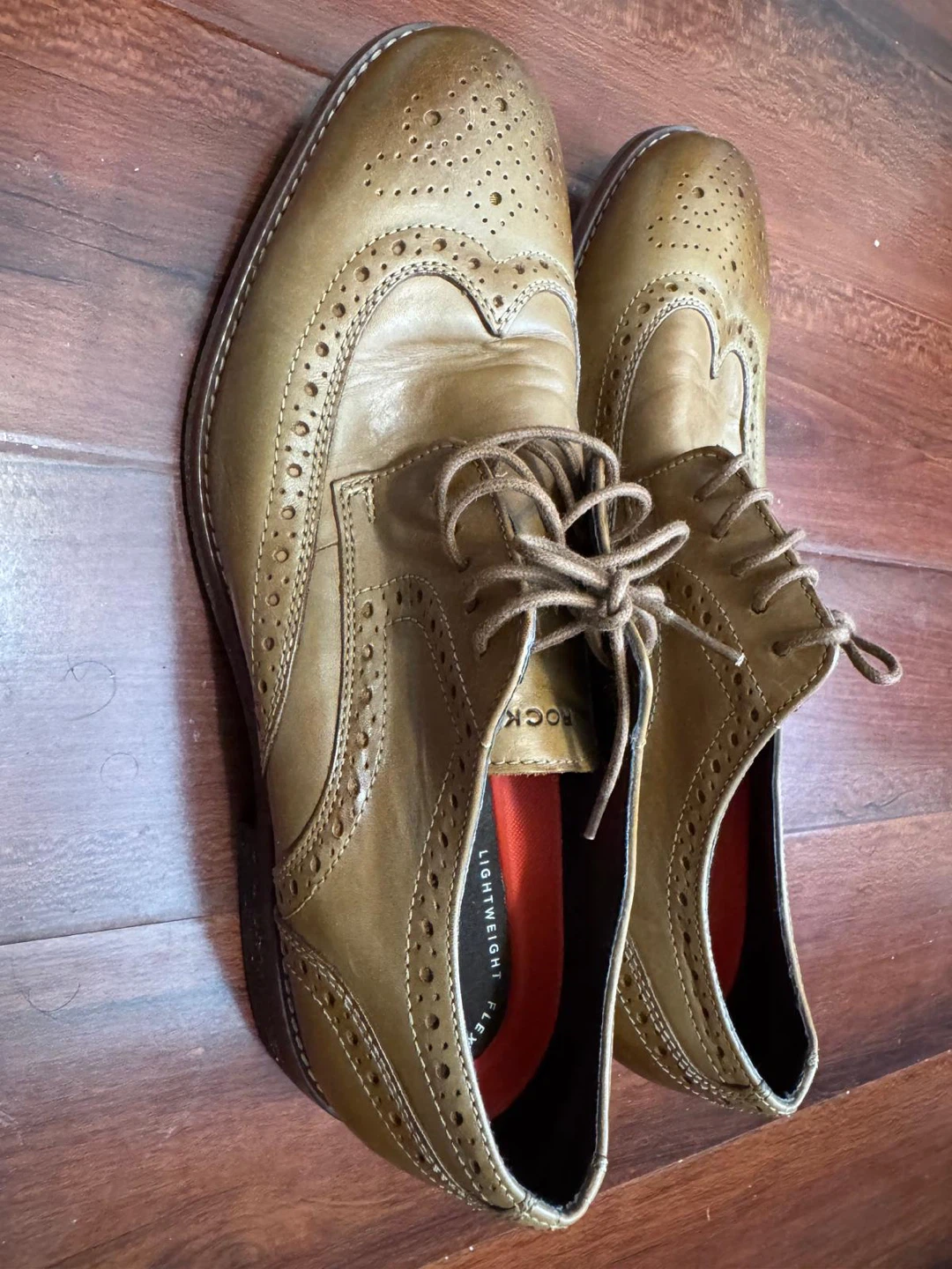 Rockport Brown Wingtip Brogue Shoes - photo 2