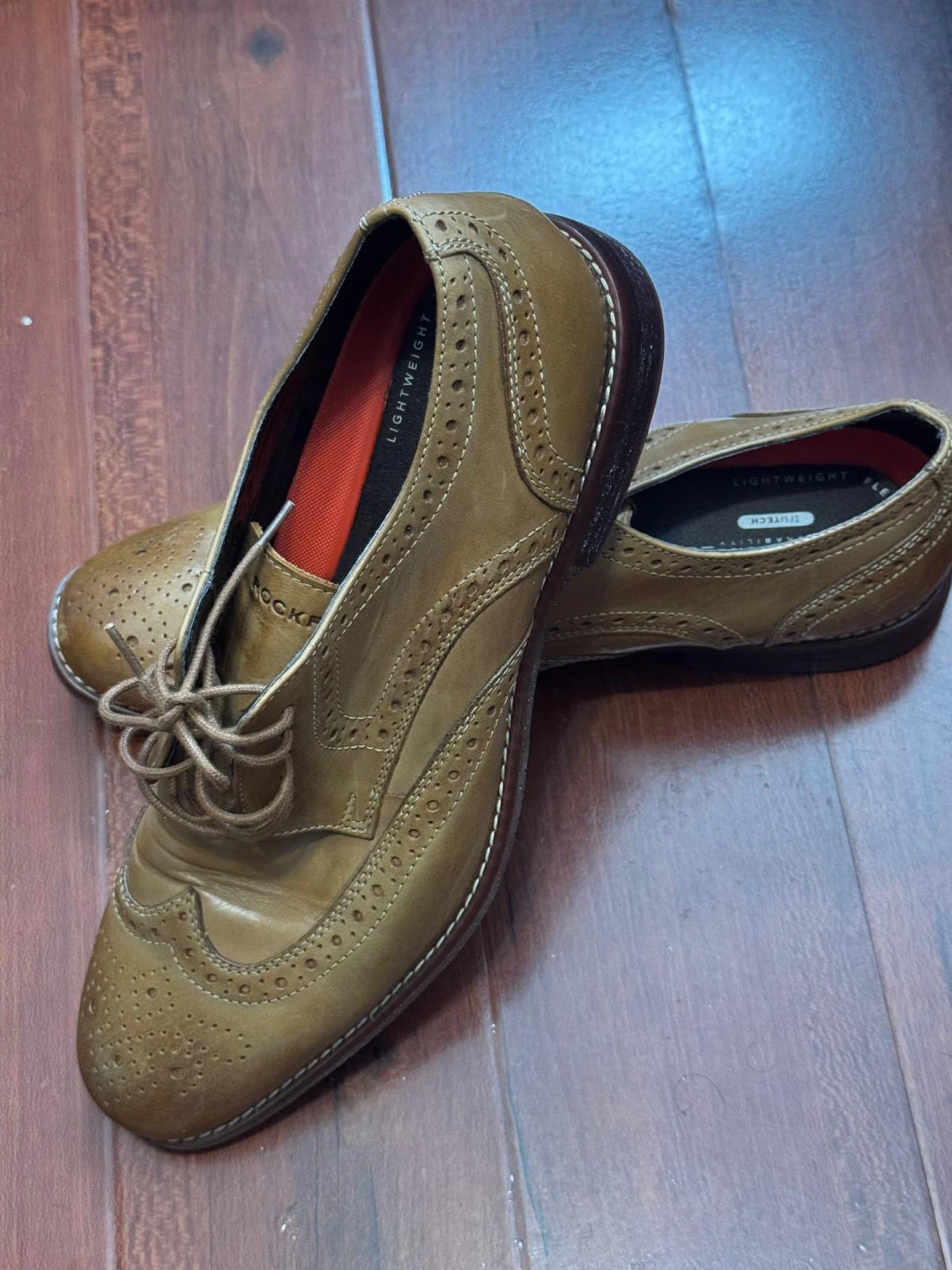 Rockport Brown Wingtip Brogue Shoes - photo 3