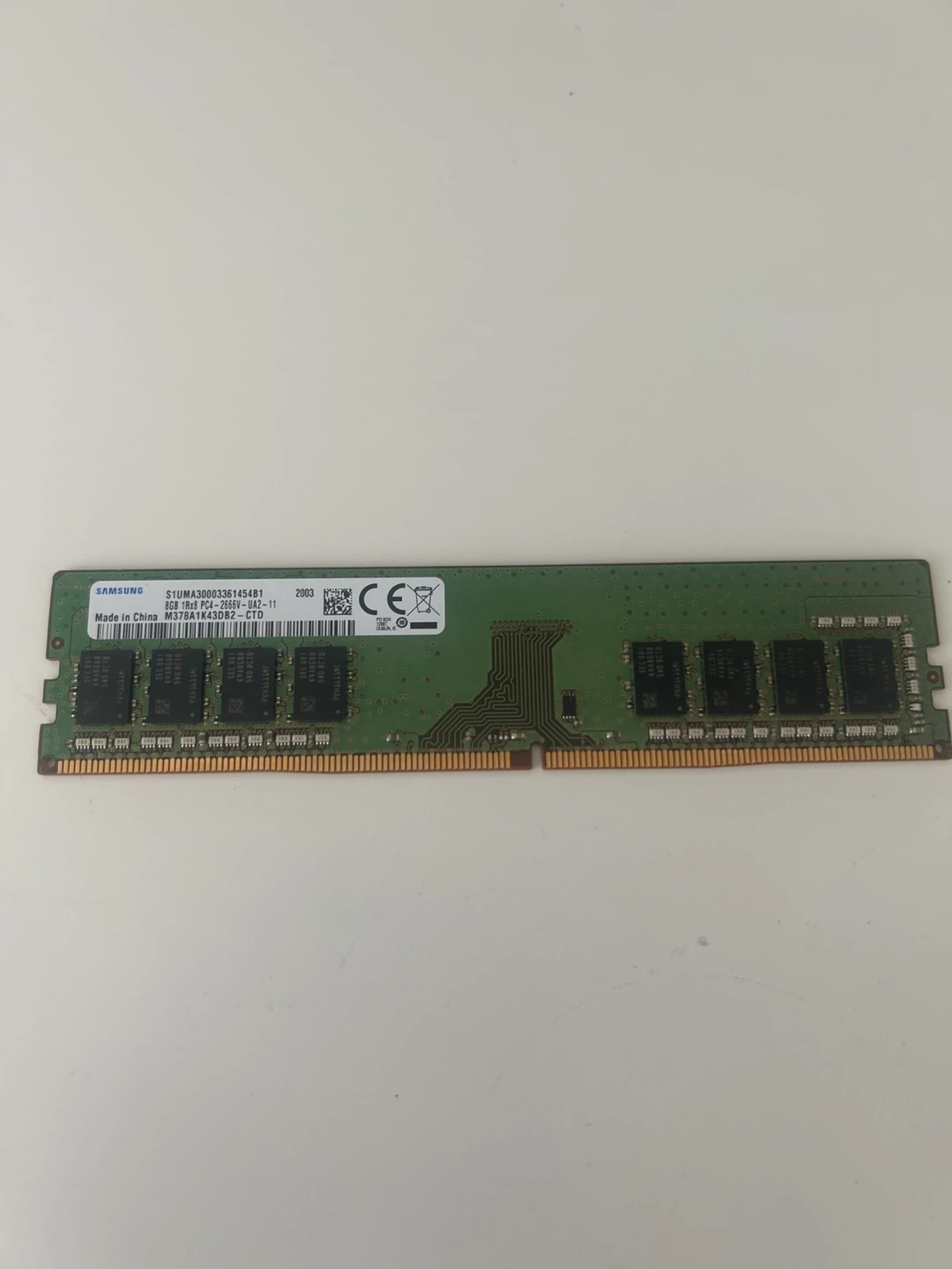Samsung 8GB DDR4 RAM PC4-2666V