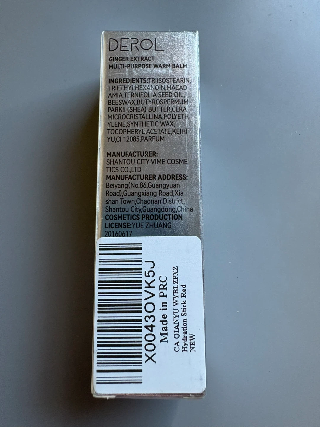 Derol Multi-Purpose Warm Balm Ginger Extract ⚽️ - photo 2