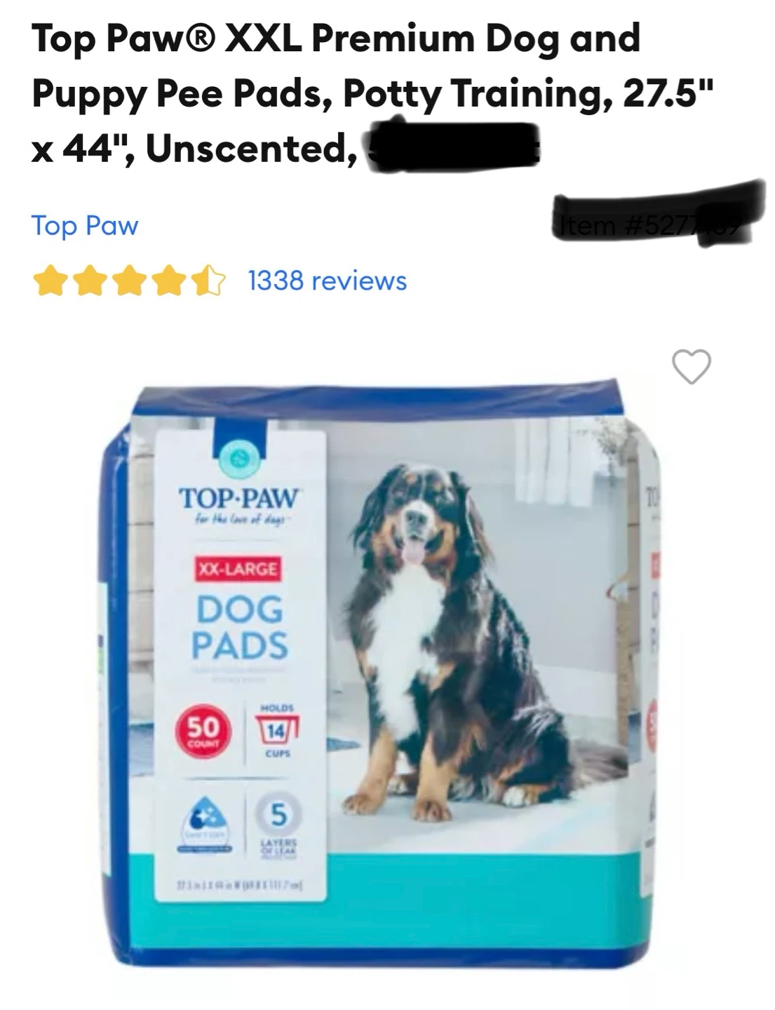 Top Paw XX-Large Dog Pads (25 Count) - photo 4