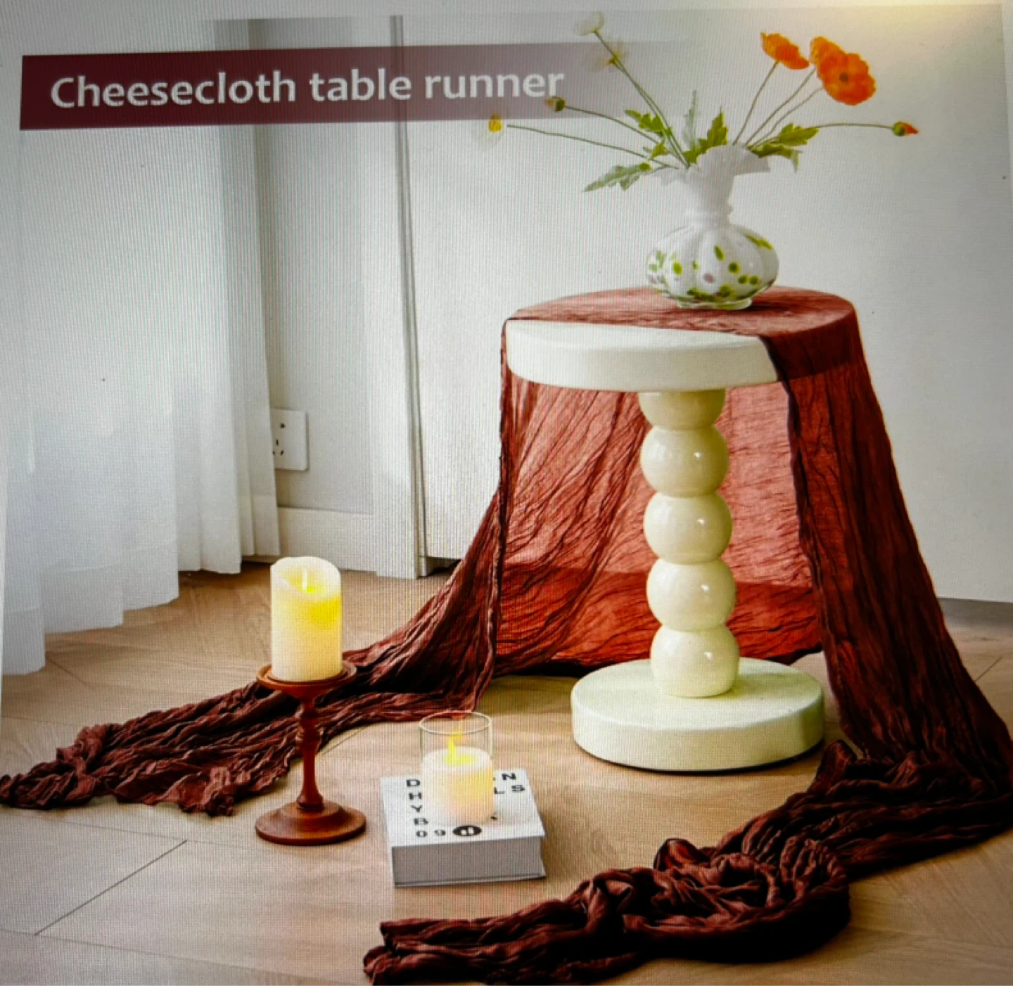 Cheeselcloth Table Runner (2 Pack) - photo 2