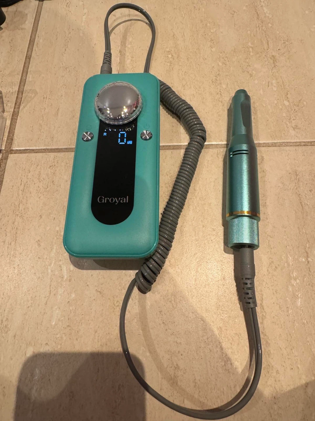 Groyal Electric Nail Drill Kit Teal - photo 3