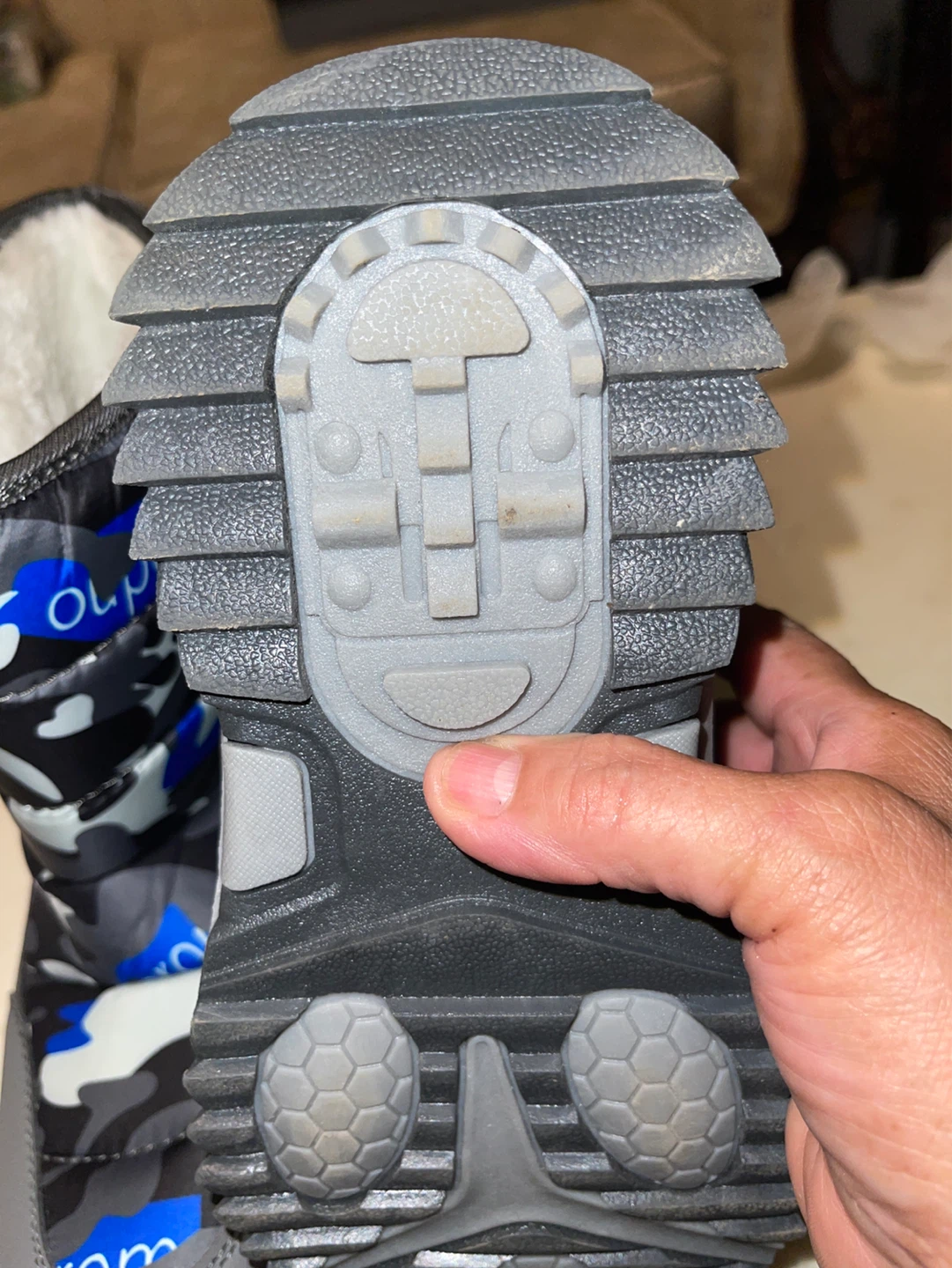 Kids Camo Winter Boots