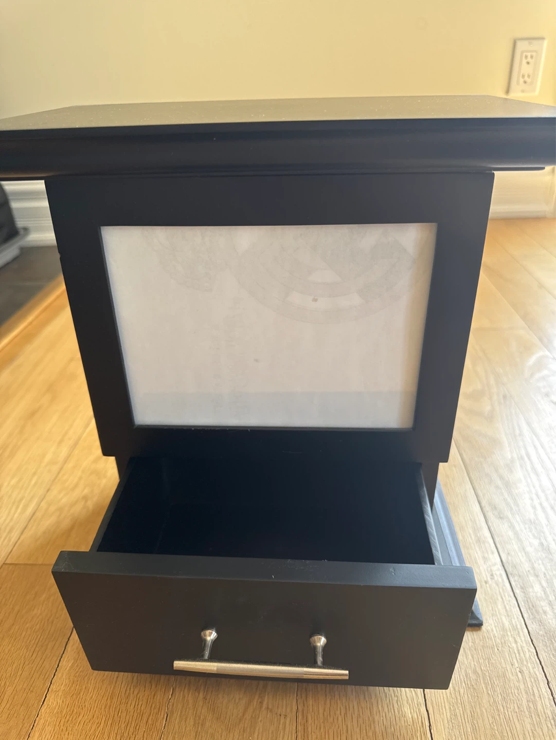 Black Jewellery/storage Box with Picture Frame - photo 2