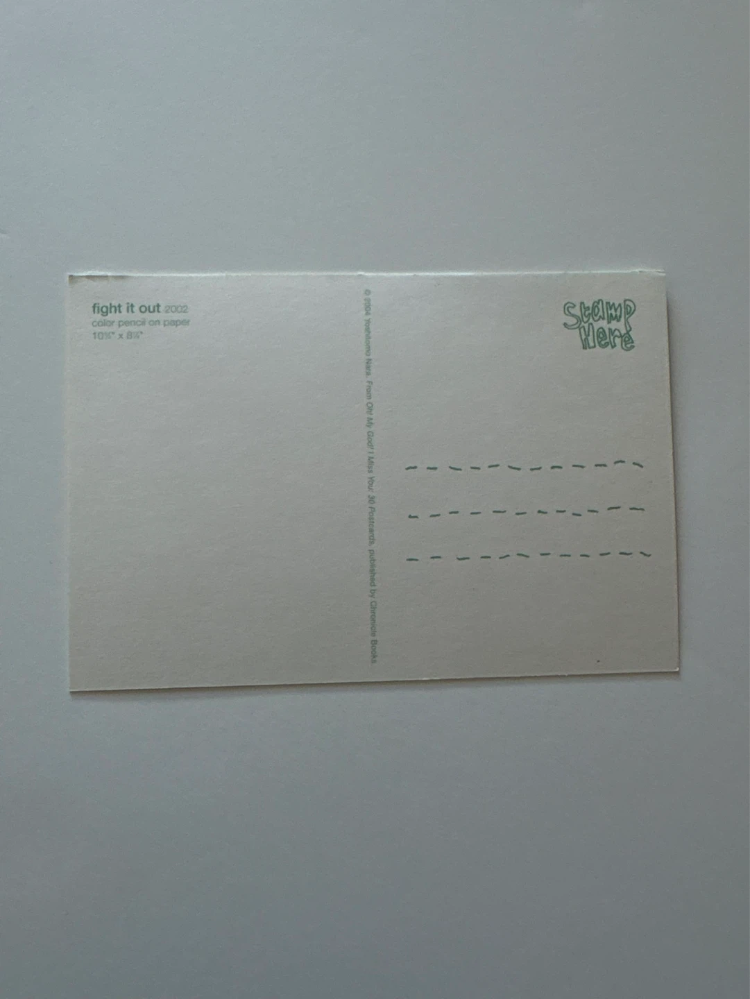 Yoshimoto Nara  Postcard - 1 - photo 2