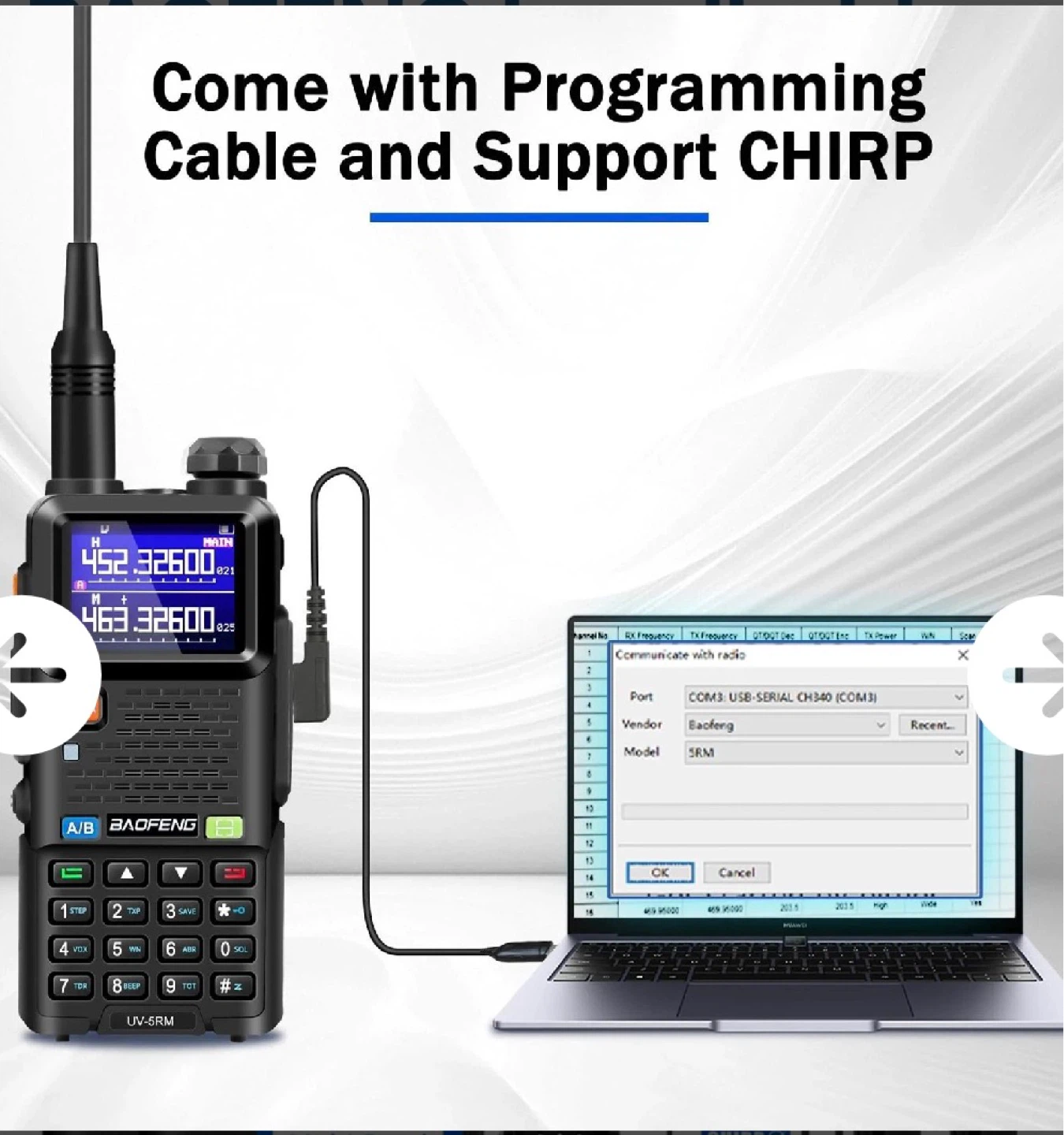 Baofeng UV-5RM 10W Multi-Band Two-Way Radio (2-Pack) - photo 3