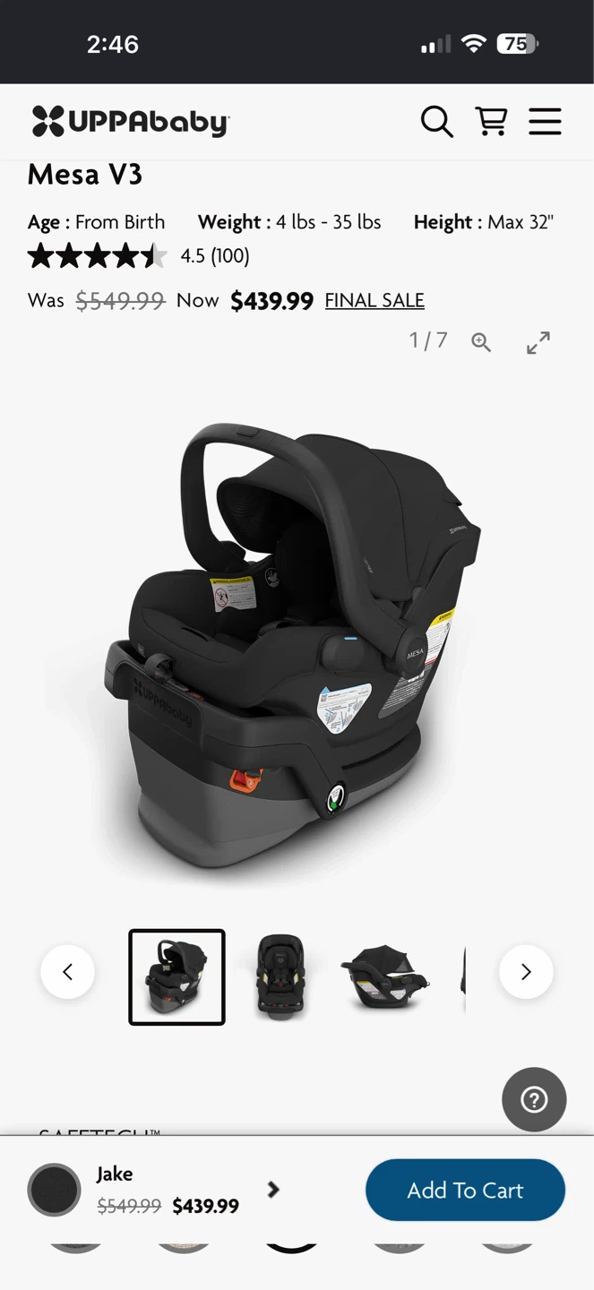 UPPAbaby MESA Infant Car Seat - photo 2